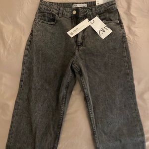 Zara High Rise Slim Mom Leg jeans